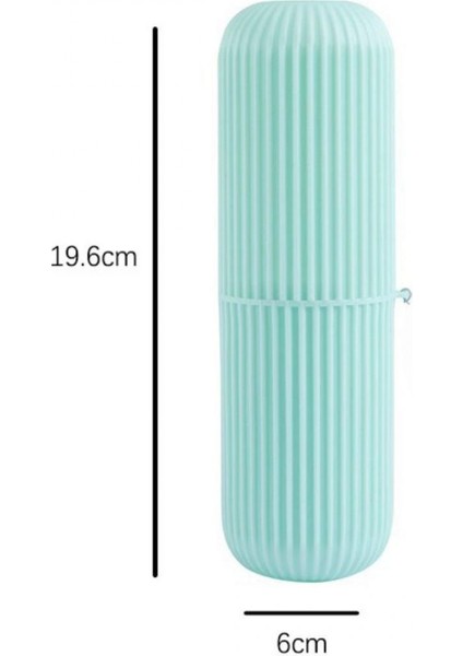 Seyahat Tipi Diş Fırçası Gözlük Makyaj Fırçası Için Çok Amaçlı Silindir Saklama Kutusu Ipli (4887) fiyatları