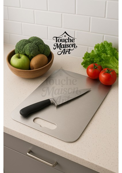 Paslanmaz Çelik Üst Kalite 20X30 cm Kesme Tahtası Mutfak Kullanım fiyatları