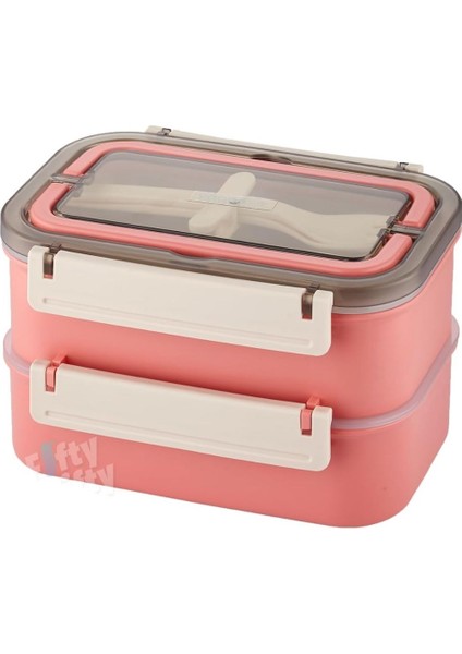 3 Bölmeli Çelik Saklama Kabı 1600 ml BL2221-2 fiyatları