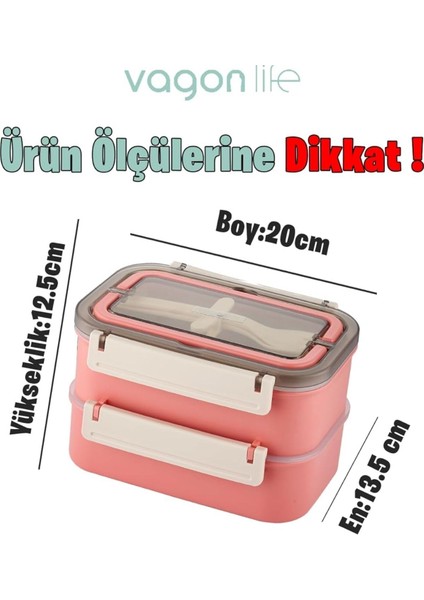 3 Bölmeli Çelik Saklama Kabı 1600 ml BL2221-2 modelleri