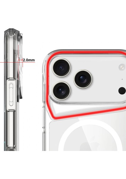 Apple iPhone 17 Pro Kılıf Redclick M-Safe Şarj Özellikli T-Max M-Safe Kapak fiyatları