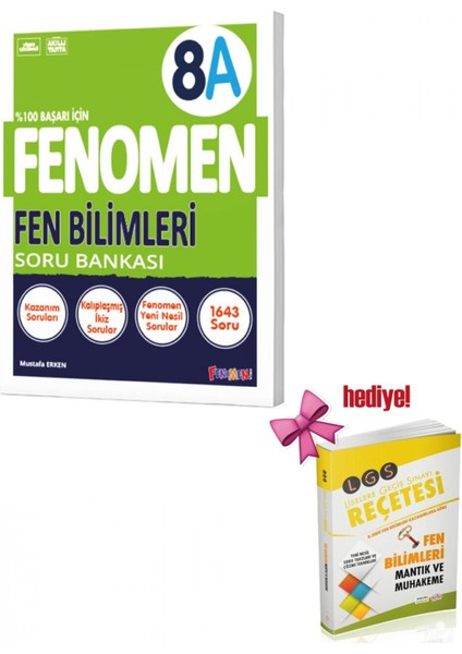Fenomen 8. Sınıf Fenomen Fen Bilimleri A Soru Bankası + Editör Fe