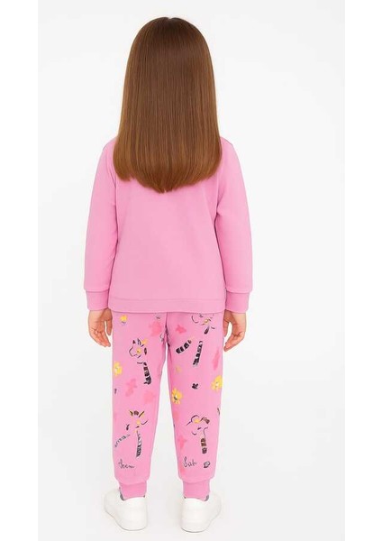 Pudra Pembe Zürafa 4-6 Yaş Çocuk Alt Üst Takım modelleri
