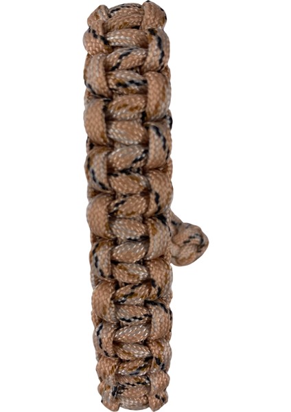 Kahverengi Üstü Gri Siyah Paracord Bileklik