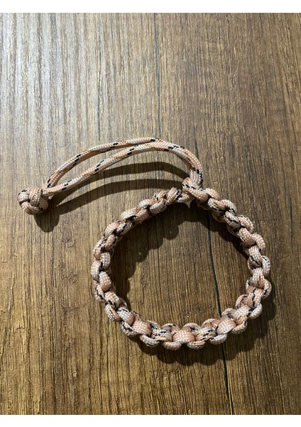 Kahverengi Üstü Gri Siyah Paracord Bileklik fırsatları