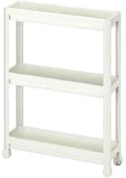 Beyaz Çok Amaçlı Katlı Raf Ünitesi (4887)