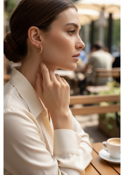 Vividcharm 3 Renkli Dorika Model Küpe indirimleri