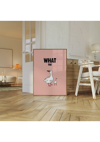 Ördek Posteri, Minimalist Duvar Sanatı, Komik Poster, Komik Hayvan Posteri