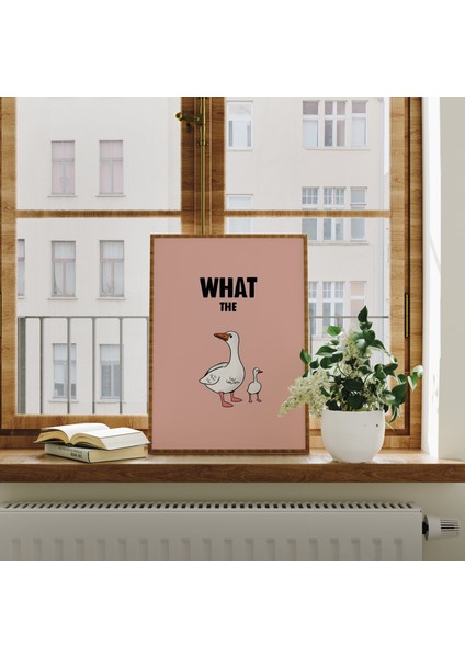 Ördek Posteri, Minimalist Duvar Sanatı, Komik Poster, Komik Hayvan Posteri fiyatları