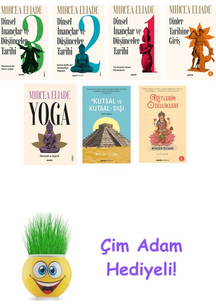 Mircea Eliade 7 Kitap Seti + Çim Adam Hediye
