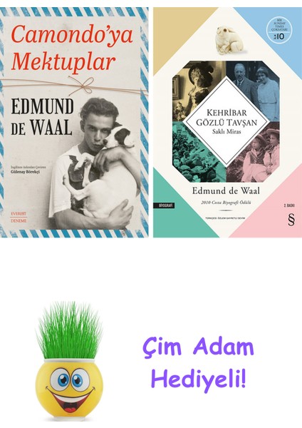 Edmund De Waal 2 Kitap Seti + Çim Adam Hediye