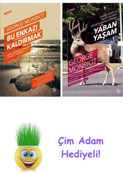 George Monbiot 2 Kitap Seti + Çim Adam Hediye