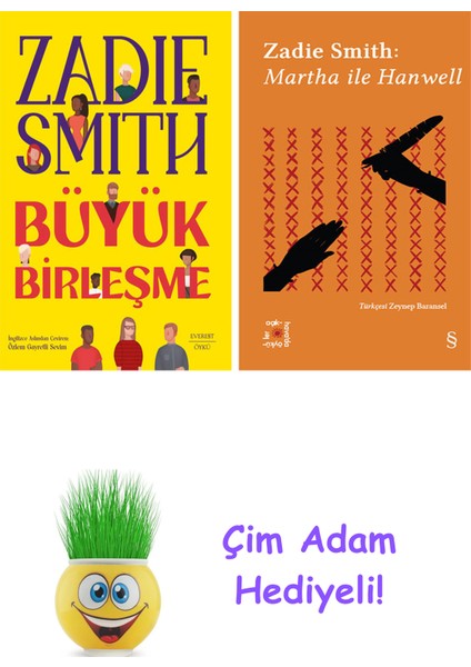 Zadie Smith 2 Kitap Seti + Çim Adam Hediye