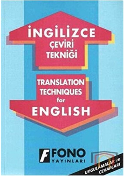 Fono İngilizce Çeviri Tekniği Uygulamalar ve Cevapları fiyatları