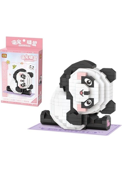 LZ-8802 Sporcu Panda 380 Parça Block Oyuncak