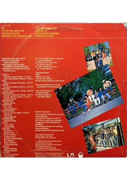 Ebony Rhythm Funk Campaign – Watchin' You, Watchin' Me Lp fiyatları