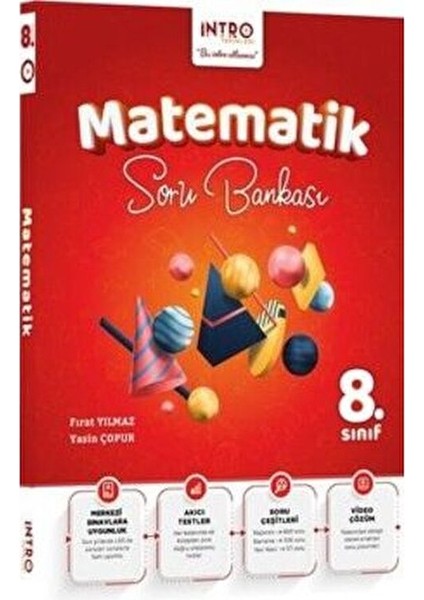 Intro Yayınları 8. Sınıf Matematik Soru Bankası fiyatları