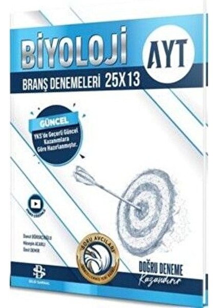 Bilgi Sarmal AYT Biyoloji 25 x 13 Denemeleri Üniversite Hazırlık 2022 YKS İçin fiyatları