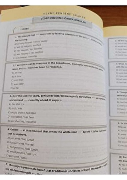 YDS YÖKDİL Kendi Kendine Gramer