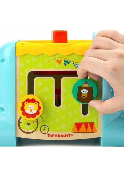 3906 Sun-Tahta Oyuncaklar Aktivite Küpü 5 In 1