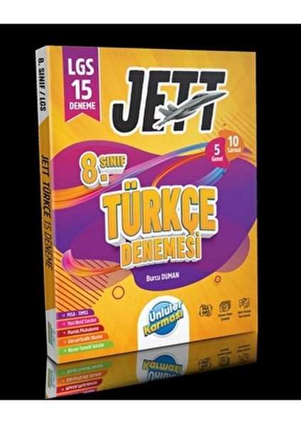 8. Sınıf Jett Türkçe 15 Deneme fiyatları
