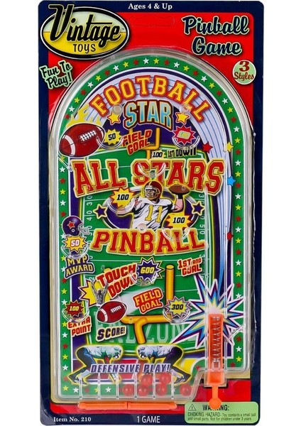0210 Vintage Pinball Game -Sunman