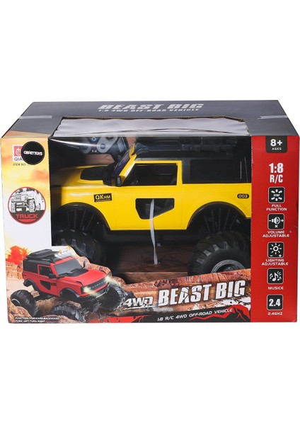 112409 Kumandalı Dev Jeep 1:18 -Gepettoys