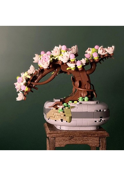 LZ1661 Loz Eternal Flowers Serisi - Pembe Sakura Kiraz Ağacı 426 Parça Yapım Seti fiyatları
