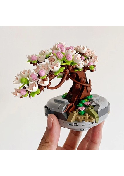 LZ1661 Loz Eternal Flowers Serisi - Pembe Sakura Kiraz Ağacı 426 Parça Yapım Seti modelleri