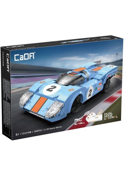 C51076W Cada Azure Fırtınası 266 Parça Block Oyuncak modelleri
