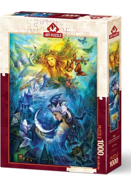 5218 Art Puzzle, Gündüz ve Gece Prensesleri 1000 Parça