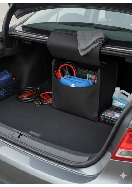 KEÇE OTO DİKEY BAGAJ ÇANTA Kapaklı Katlanabilir ORGANİZER modelleri