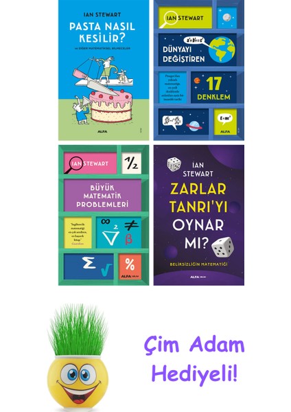 Ian Stewart 4 Kitap Seti + Çim Adam Hediye