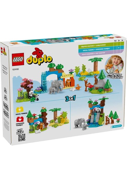 10446 LEGO Duplo 3ü1 Arada Vahşi Hayvan Aileleri 92 Parça +2AŞ
