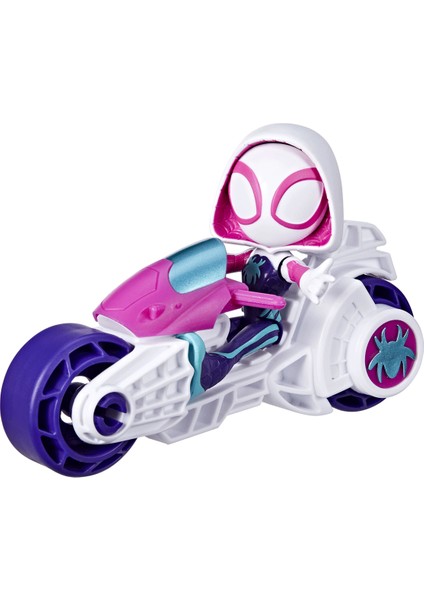 F6777 Spidey ve Inanılmaz Arkadaşları - Motorsiklet ve Figür +3 Yaş