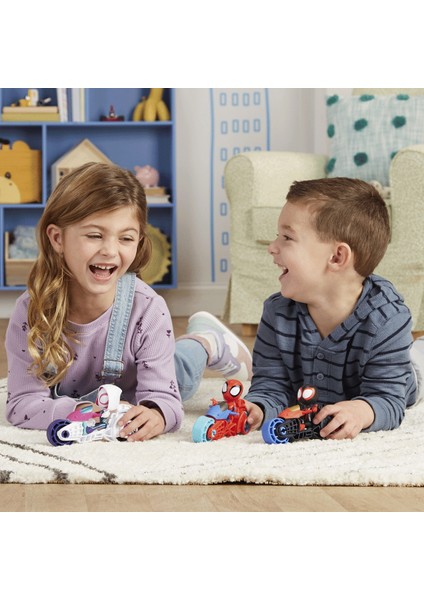 F6777 Spidey ve Inanılmaz Arkadaşları - Motorsiklet ve Figür +3 Yaş
