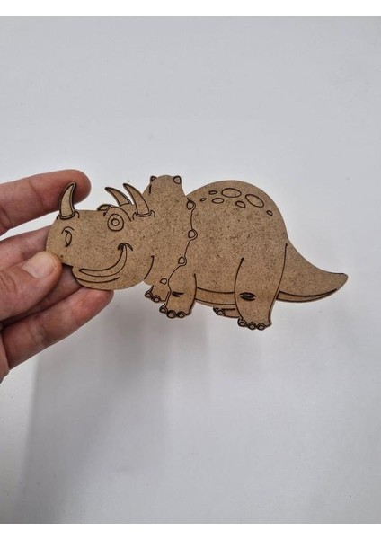 10 Adet Sevimli Dinazor Model 2 Ahşap Boyama Okul Diy Etkinlik Aktivite Sanat 15 cm x 7 cm fiyatları