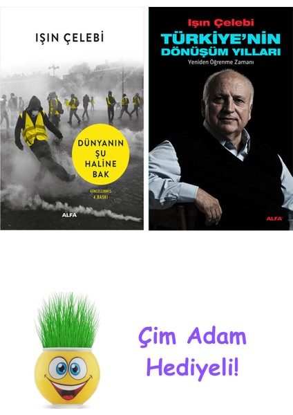 Işın Çelebi 2 Kitap Seti + Çim Adam Hediye