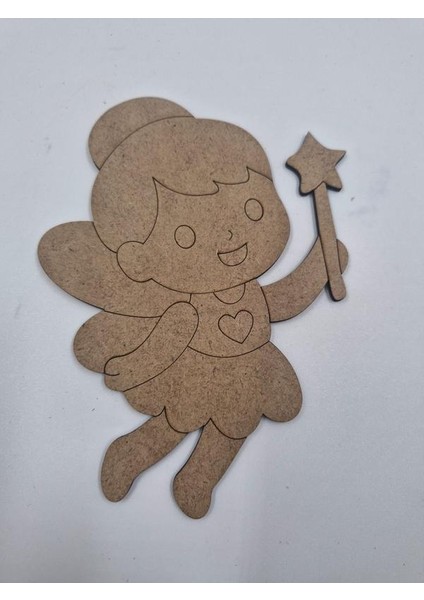 20 Adet Sevimli Peri Kızı Ahşap Boyama Okul Diy Etkinlik Aktivite Sanat 15 cm x 13 cm fiyatları