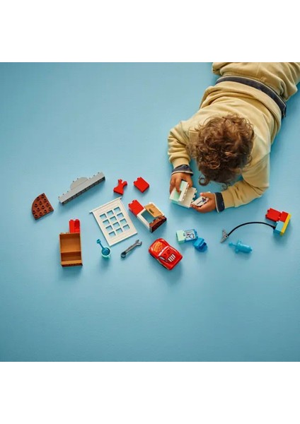 10456 LEGO Duplo Mcqueen'in Doc'un Garajını Ziyareti 35 Parça +2 Yaş indirimleri