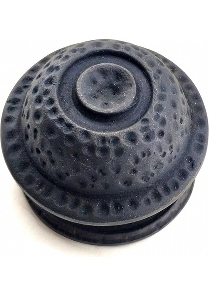 Antika Tarz Dekoratif Pirinç Gözlü Kapı Tokmağı - 78MM Çap, Oksit