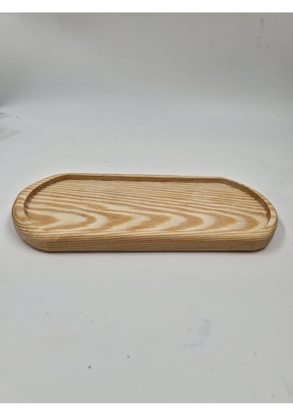 Ahşap Dekoratif Oval Sunum Tepsi 24 cm x 11 cm fiyatları