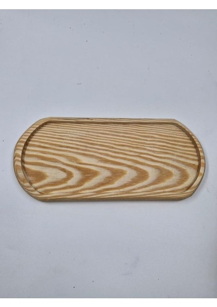 Ahşap Dekoratif Oval Sunum Tepsi 24 cm x 11 cm fırsatları