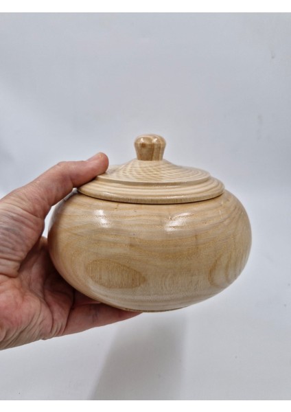 Ahşap Dekoratif Şekerlik 15 cm x 9 cm fırsatları