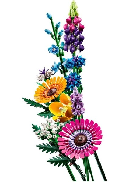10313 Lego® Icons - Kır Çiçekleri Buketi 939 Parça +18 Yaş