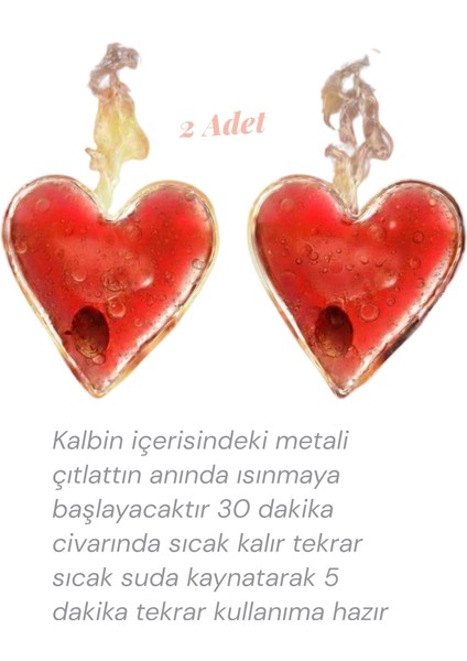 Isıtıcı Jel Cep Soba Isıtıcı Kalp Şekilli El Cep Isıtma 1 adet modelleri