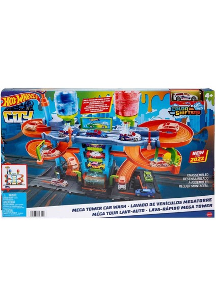 HDP05 Hot Wheels Mega Araba Yıkama Kulesi