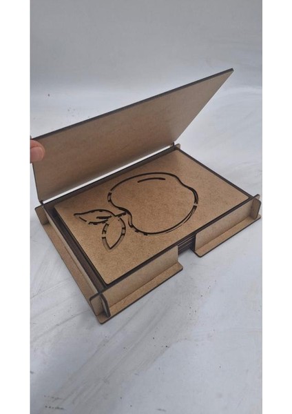 Ahşap Montessori Mevyeler Çizim Seti Kutulu 10 Adet