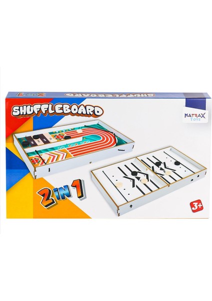 416 Shuffleboard Oyunu 2ın1 -Akçiçek Oyuncak