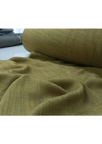 Ince Tül Fon Perde – Koyu Hardal - Pileli Dikim -Ince Dokulu - 1 Adet - HRL163